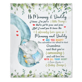 Our Adventures Are About To Start - Family Personalized Custom Baby Blanket